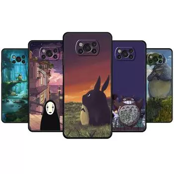 Чехол для телефона Тоторо с принтом для Xiaomi Poco 10t 9t X3 Nfc M3 X4 Mi 11 Lite 11t F3 M4 Pro 5g F4 Gt Note 10 For Mi 12