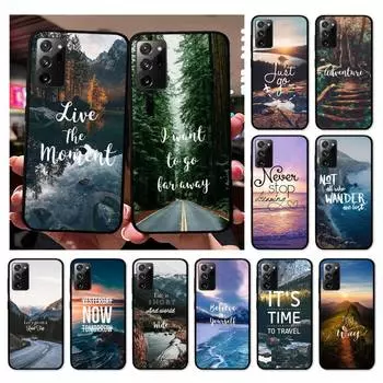 Чехол для телефона Travel Mountain Sea Beach для Samsung Note 20 Ultra 10 pro lite plus 9 8 5 4 3 M 30s 11 51 31 31s 20 A7 Samsung Note20