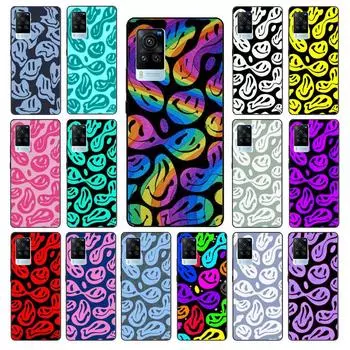 Чехол для телефона Trippy Smiley для VIVO V21E V21 V23 V23E V2109 Y53S Y33S Y55 Y76 Y31 Y21 Y72 Y01 Y21S Y11S Funda Coque VIVO V21E 4G