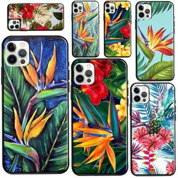 Чехол для телефона «Тропический рай с гавайскими птицами» для iPhone 12 13 mini 11 Pro Max, чехол для iPhone 7 8 Plus X XR XS Max SE 2020 iphone 5 5S SE
