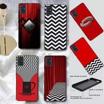 Чехол для телефона «Твин Пикс» для Samsung Note M 31 9 A51 A52 A71 A72 A80 A91 A20E A32 A31 A21 A11, чехол Fundas samsung A32 4G