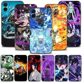 Чехол для телефона «Учиха Саске Узумаки Наруто» для iPhone 13 11 12 pro max XR X 8 7 6 6s plus XS 13mini 12mini 5 5S SE, чехол из ТПУ iPhone 13Pro Max