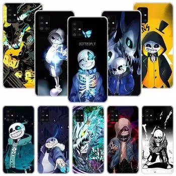 Чехол для телефона Undertale Papyrus Sans Doggo для Samsung Galaxy A12 A22 A32 A42 A52 A72 A51 A71 5G A41 A31 A21 A02S M12 M21 M31 M30S Samsung A12 5G