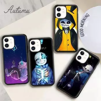 Чехол для телефона Undertale Sans Doggo для iPhone 11 12 13 14 Pro Max mini X XR XS SE 2020 6S 7 8 Plus Samsung Galaxy S21 S22 iPhone 6plus