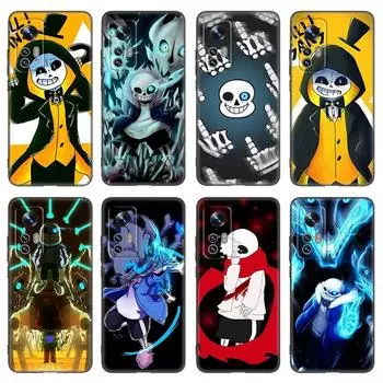 Чехол для телефона Undertale Sans Doggo для Xiaomi Mi 10T 11i 11T Note 10 11 Lite NE F1 POCO F3 M3 X3 GT NFC M4 X4 Pro 5G, черный чехол Xiaomi Mi 11 5G