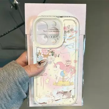 Чехол для телефона Unicorn Bow для iPhone 15/14/13/12/11/PRO/PROMAX/XSMAX/XR/XS Apple 13PRO