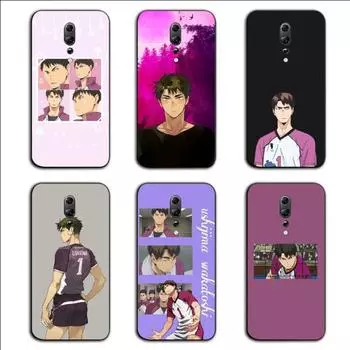 Чехол для телефона Ushima Jolly Haikyuu для OPPO Find X5 X3 X2 A93 Reno 8 7 Pro A74 A72 A53 Мягкий черный чехол для телефона OPPO Find X5