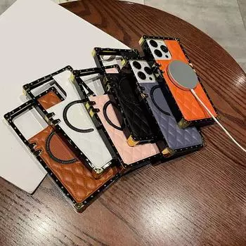 Чехол для телефона Усовершенствованная адсорбционная магнитная технология защиты от царапин Удобная ручка для телефона Надежная посадка для чехла iPhone 15/15 For iphone 15 белый