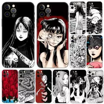 Чехол для телефона ужасов Tomie Junji Ito Horror для iPhone 5S 2020se 6s 7 8 plus x 10 XR XS 11 12 13 mini pro MAX, черная задняя крышка из ТПУ iphone 5 5S SE 2016