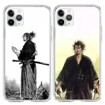 Чехол для телефона Vagabond Miyamoto Musashi для Iphone 7 8 Plus X Xs Max Xr 11 12 13 Mini Pro Max SE2, прозрачный мягкий чехол iPhone11 Pro Max