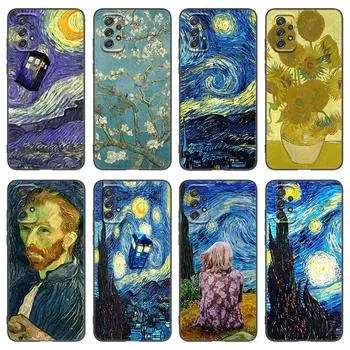 Чехол для телефона Van Gogh Starry Sky Art для Samsung A21 A30 A50 A52 S A13 A22 A32 4G A23 A33 A53 A73 5G A12 A31 A51 A70 A71 A72 Samsung A22 4G