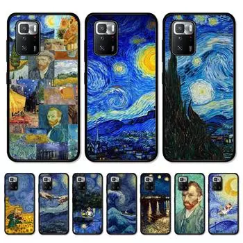 Чехол для телефона Van Gogh Starry Sky Art для Redmi 5 6 7 8 9 A 5plus K20 4X S2 GO 6 K30 pro Redmi 5