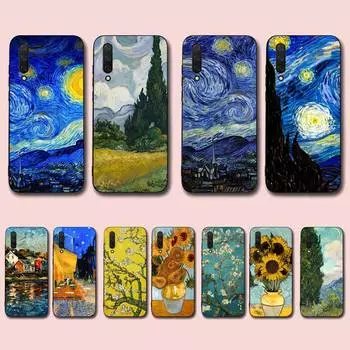 Чехол для телефона Van Gogh Starry Sky Ar для Xiaomi mi 5 6 8 9 10 lite pro SE Mix 2s 3 F1 Max2 3 Xiaomi mi 5