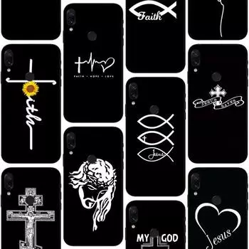Чехол для телефона «Вера Христианская религиозная Иисус» для Xiaomi Note 10 Pro 9T 9 8 Pro 10s 9s, прозрачный чехол из ТПУ на Redmi 9 9A Note10 11 Redmi 8