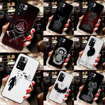 Чехол для телефона Viking Ragnar Lodbrok Valhalla Odin Fundas для Xiaomi Redmi Note 8 9 10 11 Pro Note 10S 9S 8T Redmi 10 9 9A 9T 9C Redmi 7