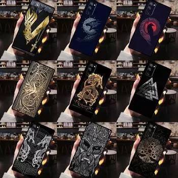 Чехол для телефона Vikings Odin Fenrir Vegvisir для Samsung Galaxy S22 Ultra S20 S21 FE Note 20 Note 10 S8 S9 S10 Plus Galaxy S8 Plus