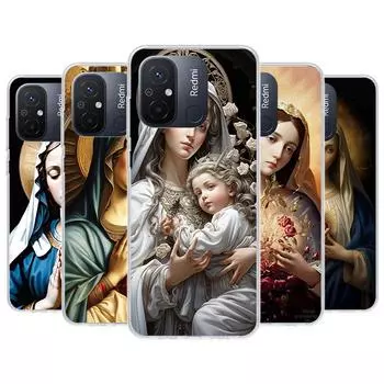 Чехол для телефона Virgin De Guadalupe Virgen Mary для Xiaomi Redmi 12 12C 10 10C 10A 9T 9C 9A 9 8 8A 7 7A 6 6A K20 K30 K40 Pro S2 Funda Redmi 9T