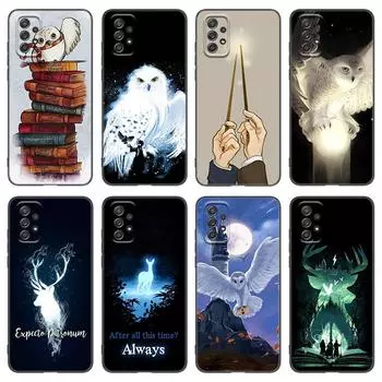 Чехол для телефона «Волшебный олень и сова» для Samsung A04 A21 A30 A50 A52 S A13 A14 A22 A23 A32 A53 A73 5G A11 A12 A31 A33 A51 A70 A71 A72 Samsung A04 4G