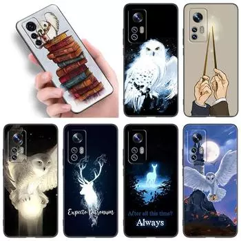 Чехол для телефона «Волшебный олень и сова» для Xiaomi Mi A2 8 9 SE Note 10 10T 11 12 Lite 9T 11T 12S 12T Pro A3 6X 12X, мягкий черный чехол из ТПУ Xiaomi Mi A2(6X)