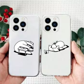 Чехол для телефона в минималистичном стиле с рисунком от руки для iPhone 14 13 11 12 Pro Max Mini 6 7 8 Plus X XR XS SE 2020 Прозрачный чехол iPhone6 6s