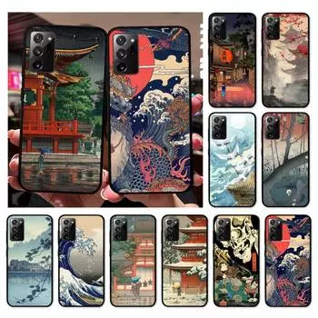 Чехол для телефона в японском стиле Art Japan для Samsung Note 20 Ultra 10 pro lite plus 9 8 5 4 3 M 30s 11 51 31 31s 20 A7 Samsung Note20