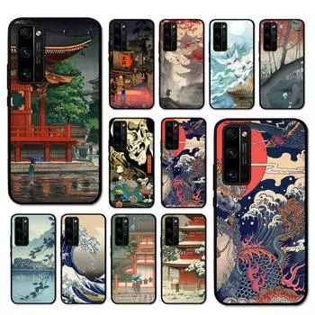 Чехол для телефона в японском стиле Art Japan для Huawei Honor V30 30 9X 7A Pro View 20 10 9 Lite 10I 8C 8X 5A Play Cover Honor Play