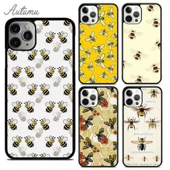 Чехол для телефона в стиле пчеловодства в стиле медоносных пчел для iPhone 11 12 13 14 Pro Max mini X XR XS SE 2020 6S 7 8 Plus Galaxy S21 S22 iPhone 6plus