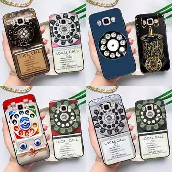 Чехол для телефона в стиле ретро с вращающимся циферблатом для Samsung Galaxy J3 J5 J7 2017 J1 A3 A5 2016 J4 J6 Plus A6 A8 A7 A9 J8 2018 J3 2017 - J330