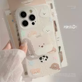 Чехол для телефона в виде щенка 15promax