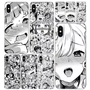 Чехол для телефона Waifu Anime girl japan face для iPhone 13 11 Pro 12 Mini 7 8 6 6S Plus + XR X XS MAX SE 5 5S Art Customized iPhone 11