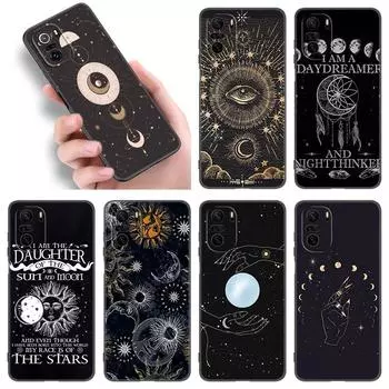 Чехол для телефона Witches Moon Mystery для Xiaomi POCO F2 F3 M2 M3 M4 X3 X4 Pro NFC F4 GT 5G F1 X2 C3 C31 C40 M5S из мягкого ТПУ черного цвета Xiaomi POCOphone F1