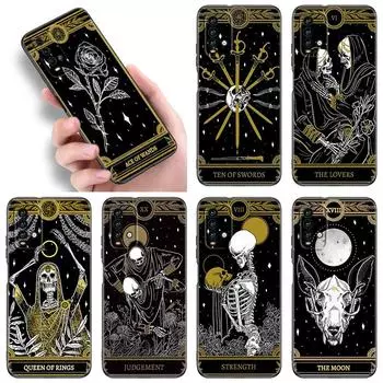 Чехол для телефона Witches Moon Tarot для Xiaomi Redmi Note 5 6 9T K20 K40 K50 Pro 7A 8A 9A 9C 9i 10A 10C A1 S2, мягкий черный чехол из ТПУ Redmi Note 5(Pro)