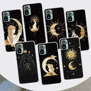 Чехол для телефона Witches Moon Tarot Mystery Totem для Xiaomi Redmi 10 10C 10A 9T 9C 9A 9 Prime 8 8A 7 7A 6 6A K20 K30 K40 Pro S2 Funda Redmi 10