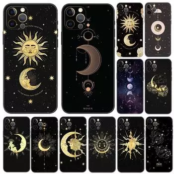 Чехол для телефона Witches Moon Tarot Mystery Totem для iPhone 6 6s 7 8 plus x 10 XR XS 11 12 13 mini pro MAX, черная задняя крышка из ТПУ iphone 5 5S SE 2016