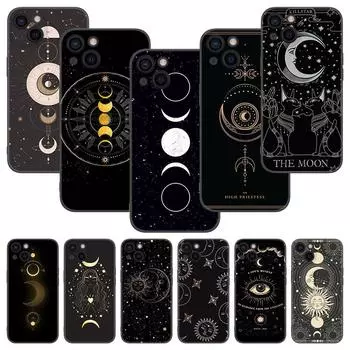 Чехол для телефона Witches Moon Tarot Mystery Totem для Apple iPhone 13 12 Mini 11 Pro XS Max XR X 8 7 6S 6 Plus 5S 5 SE 2020 iPhone 5 5S SE