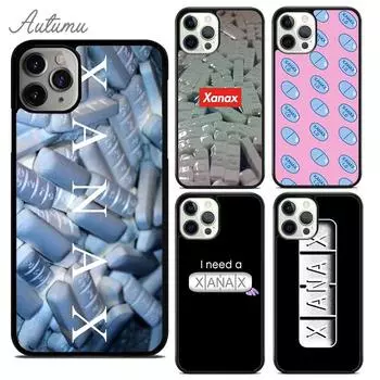 Чехол для телефона XANAX для iPhone 11, 12, 13, 14 Pro Max mini X XR XS SE 2020 5, 6S, 7, 8 Plus, Samsung Galaxy S21 S22, чехол iPhone 6plus