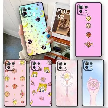 Чехол для телефона Xiaomi Mi 9T 10T 11T 12X 11 Lite 9 SE 10 5G A2 Lite 12 Note 10 Pro 10S силиконовый чехол милый волшебная палочка луна Funda Xiaomi Mi A2 Lite