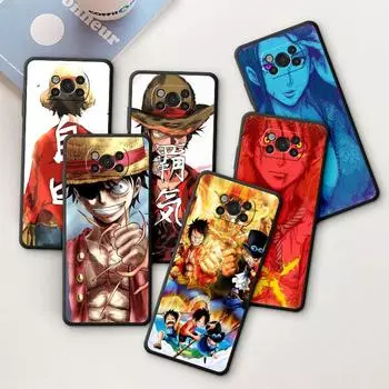 Чехол для телефона Xiaomi Poco C40 F3 GT F4 M4 5G M3 X4 F1 X3 NFC X3 Pro X4 Pro F3 One PiecesLuffyAces, силиконовый чехол на заднюю панель Pocophone F1