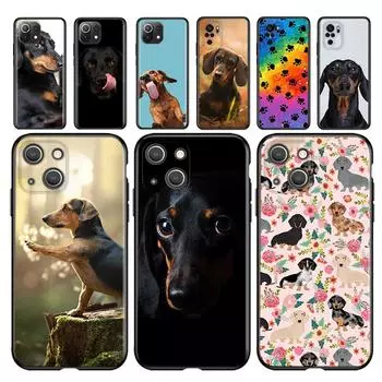 Чехол для телефона Xiaomi Poco F3 M3 X3 GT Mi 11 11i 11T Ultra Redmi Note 10 10S, собака такса для iPhone 13 Mini Pro Max Redmi Note 10