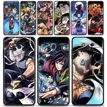 Чехол для телефона Xiaomi Poco X3 NFC F3 GT M3 Note 10 11T 10T Pro 9T 11 Lite Civi Pocophone F1, чехол Demon Slayer Kimetsu No Yaiba Poco X3 NFC