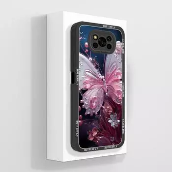 Чехол для телефона Xiaomi Poco X3 X5 X6 X7 C40 C50 C51 C55 C71 C75 Милый кот Мягкие чехлы Защита объектива Жидкий силикон Противоскользящий чехол Для корпуса Xiaomi Xiaomi Poco X3