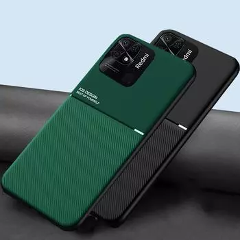 Чехол для телефона Xiaomi Redmi 10 C, ультратонкий кожаный мягкий силиконовый чехол для телефона Xiaomi Redmi 10C 10 C redmi10C, чехол в виде ракушки Redmi 10C красный