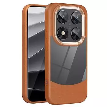 Чехол для телефона Xiaomi Redmi 14C / Poco C75,A3X,Redmi Note 14 13 Pro Plus кожаный узор кристально прозрачный защитный чехол Redmi 14C / Mi Poco C75 чёрный