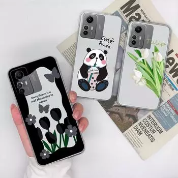 Чехол для телефона Xiaomi Redmi 4A 5A 6A 7A A1 + A2 Plus Note 8 9 12, милые противоударные прозрачные защитные мягкие силиконовые чехлы из ТПУ для телефона Redmi, бампер Redmi 3 Pro