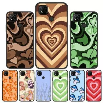 Чехол для телефона Xiaomi Redmi Note 10 Pro, чехол 10C 9c Nfc Pro 10s 7 11 11S Mi 11 Lite Poco X3 M4 X4 Pro F4 Gt Love Heart Cover Redmi 9T