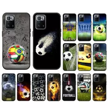 Чехол для телефона Xiaomi Redmi Note 11 10 Pro Note 8 Pro 9Pro Note9 9S 10S 9T Redmi 10 9C 9A, художественный чехол для чемпионата по футболу Redmi Note9Pro