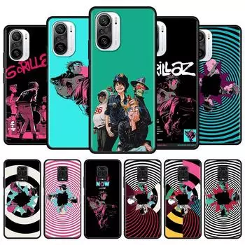 Чехол для телефона Xiaomi Redmi Note 11 9 8 10 Pro Max 10Lite 9T 8T 7 для redmi k40 9 9C 9A 8A 8 Fundas Gorillaz The Now Now Redmi Note 7