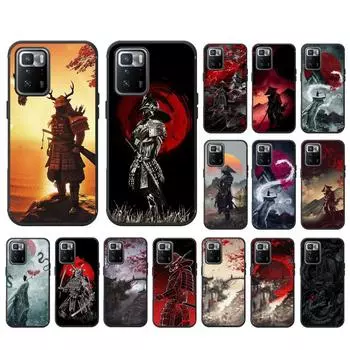 Чехол для телефона Xiaomi Redmi Note 11 10 Pro Note 8 Pro 9Pro Note9 9S 10S 9T Redmi 10 9C 9A Японский самурайский чехол Redmi Note9Pro