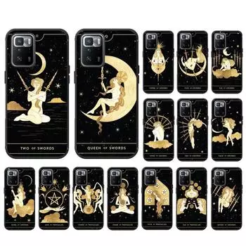 Чехол для телефона Xiaomi Redmi Note 11 10 Pro Note 8 Pro 9Pro Note9 9S 10S 9T Redmi 10 9C 9A Божественный женский чехол с Таро Redmi Note9Pro