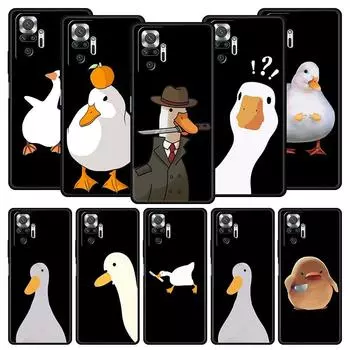 Чехол для телефона Xiaomi Redmi Note 12 с рисунком Doubt Duck 10C 10 11 9 8 Pro Plus 9S 7 8T 9T 9A 8A 9C K50 K40, игровой силиконовый чехол Redmi K40 Gaming